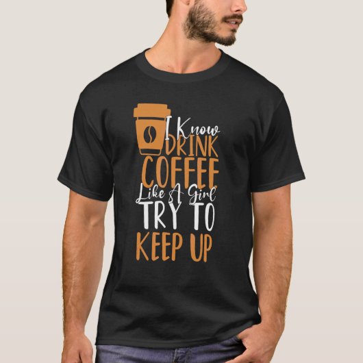 コーヒー引用文コーヒー中毒コカッコいいーヒー31 Tシャツ (正面)