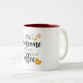 コーヒー引用文マグ ツートーンマグカップ (正面右)