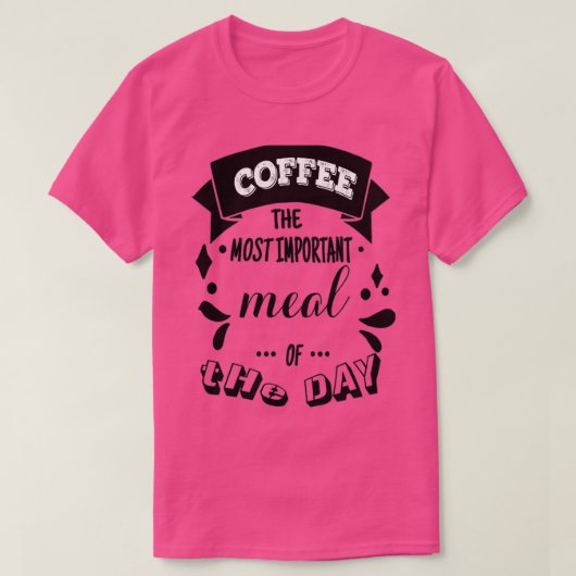 コーヒー引用文3 Tシャツ (デザイン正面)