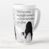 コーヒー引用文 カフェラテマグ (右アングル)