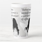 コーヒー引用文 カフェラテマグ (正面)