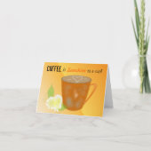 コーヒー引用文 カード (正面)