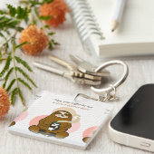 コーヒー引用文 キーホルダー (正面右)