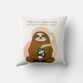 コーヒー引用文 クッション (裏面)