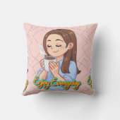 コーヒー引用文 クッション (裏面)