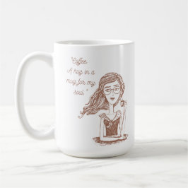 コーヒー引用文 コーヒーマグカップ