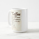 コーヒー引用文 コーヒーマグカップ (正面左)