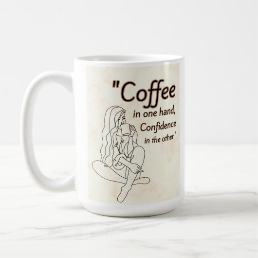 コーヒー引用文 コーヒーマグカップ (左)