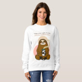 コーヒー引用文 スウェットシャツ (正面フル)