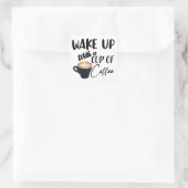 コーヒー引用文 スクエアシール (バッグ)