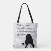 コーヒー引用文 トートバッグ (裏面)