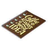 コーヒー引用文 ノートブック (左側)