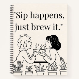 コーヒー引用文 ノートブック