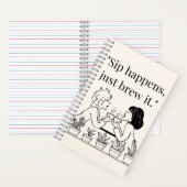 コーヒー引用文 ノートブック (内側)