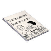 コーヒー引用文 ノートブック (右側)