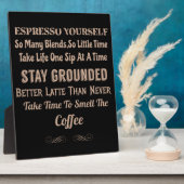 コーヒー引用文 フォトプラーク (側面)