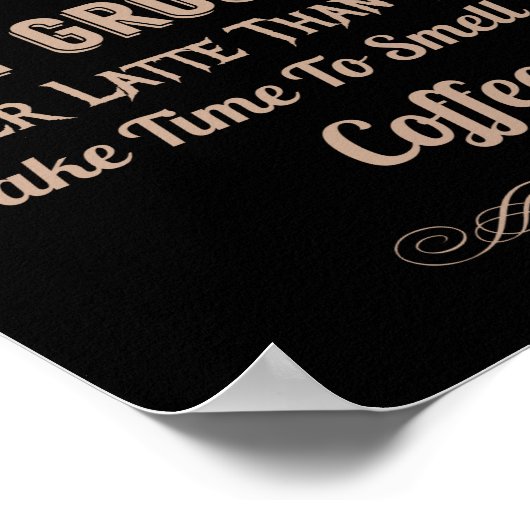 コーヒー引用文 ポスター (角)