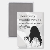 コーヒー引用文 マグネット (正面/裏面)