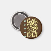 コーヒー引用文 マグネット (正面/裏面)