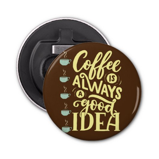 コーヒー引用文 栓抜き (正面)