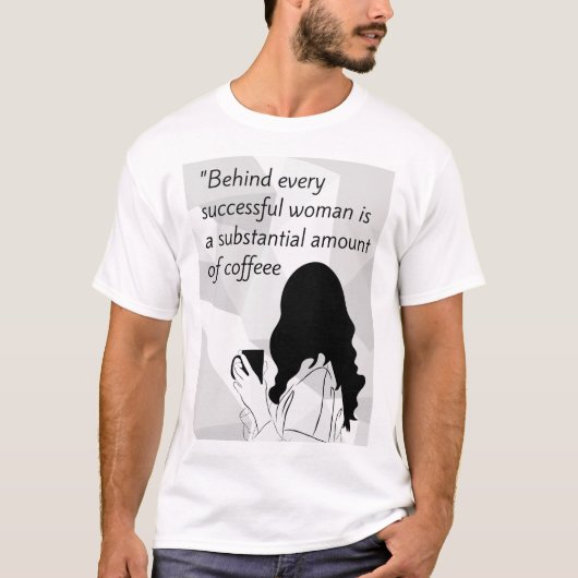 コーヒー引用文 Tシャツ (正面)