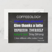 コーヒー徴候コーヒー学 ポストカード (正面/裏面)