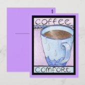 コーヒー心地よいはがき ポストカード (正面/裏面)