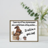 コーヒー心地よい ポストカード (スタンド正面)