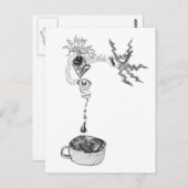 コーヒー性 ポストカード (正面/裏面)