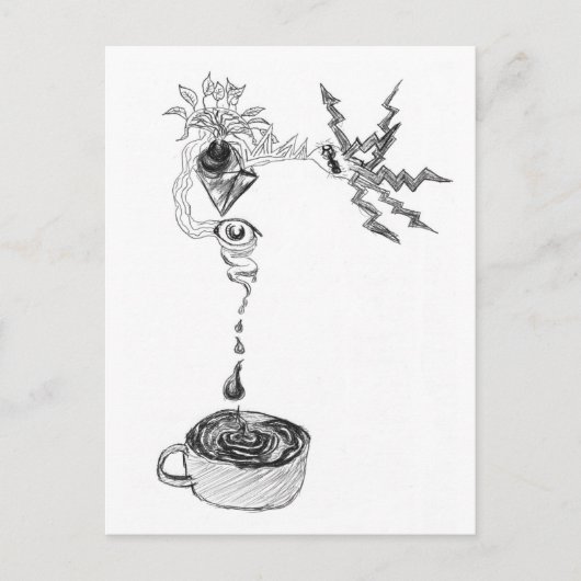 コーヒー性 ポストカード (正面)