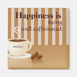 コーヒー恋人のためのCaffeinatedの健康な磁石 マグネット
