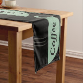 コーヒー恋人のテーブルのランナー ショートテーブルランナー (インサイチュ)