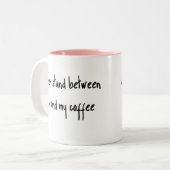 コーヒー恋人のマグ ツートーンマグカップ (正面左)