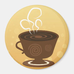 コーヒー恋人の冷蔵庫用マグネット マグネット