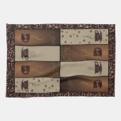 コーヒー恋人の台所タオル キッチンタオル (横)