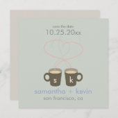 コーヒー恋人は日付を救います セーブザデート (正面/裏面)