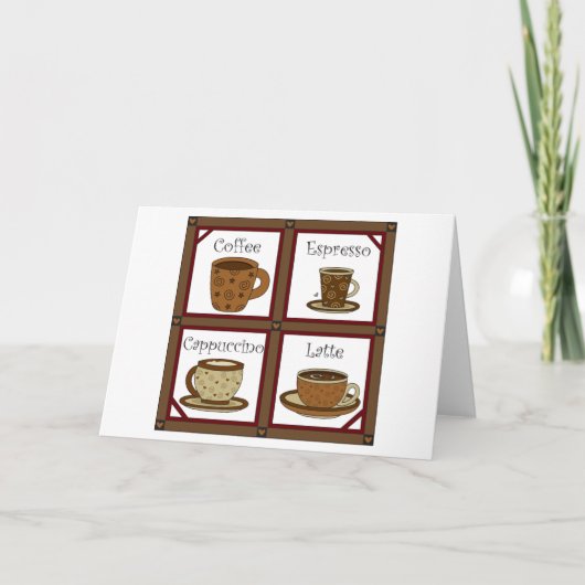 コーヒー恋人 カード (正面)