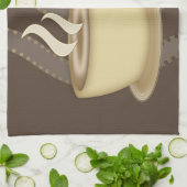 コーヒー恋人 キッチンタオル (折り畳み)