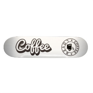 コーヒー恋人 スケートボード