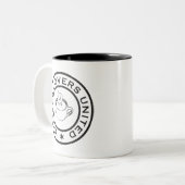 コーヒー恋人 ツートーンマグカップ (正面左)