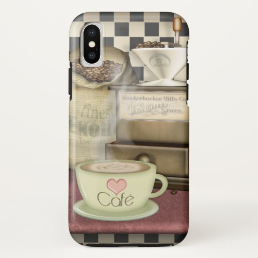 コーヒー恋人Café Case-Mate iPhoneケース (裏面)