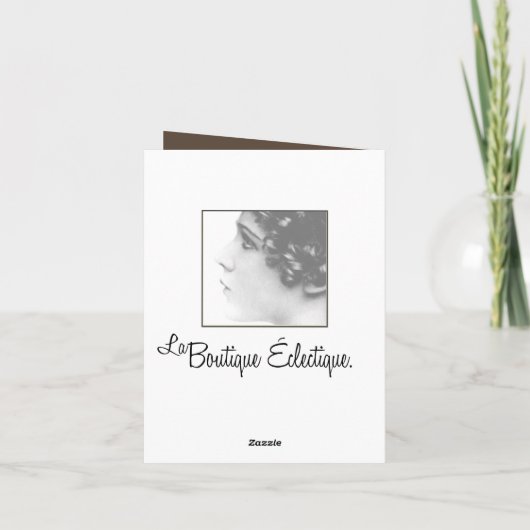 コーヒー恋人Notecards カード (裏面)