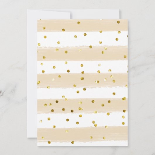 コーヒー愛がブライダルシャワーの招待状に 招待状 (裏面)