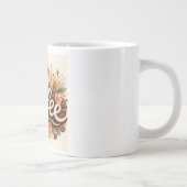 コーヒー愛の花 ジャンボコーヒーマグカップ (右)