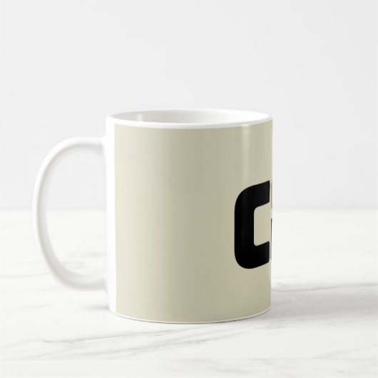 "コーヒー愛好会"Tシャツ コーヒーマグカップ (左)