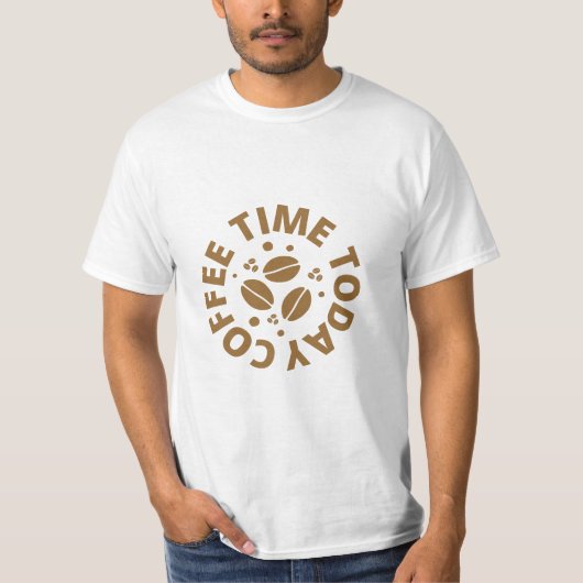 コーヒー愛好家とコーヒーの救世主 Tシャツ (正面)