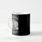 コーヒー愛好家なしコーヒー無しことわざ コーヒーマグカップ (正面左)