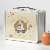 コーヒー愛好家にパーソナライズするパパ |ヴィンテージ メタルランチボックス (インサイチュ)