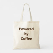 コーヒー愛好家のためのカスタムネームコーヒービーンデザイン トートバッグ (裏面)