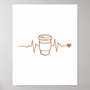 コーヒー愛好家のためのコーヒーライフライン ポスター
